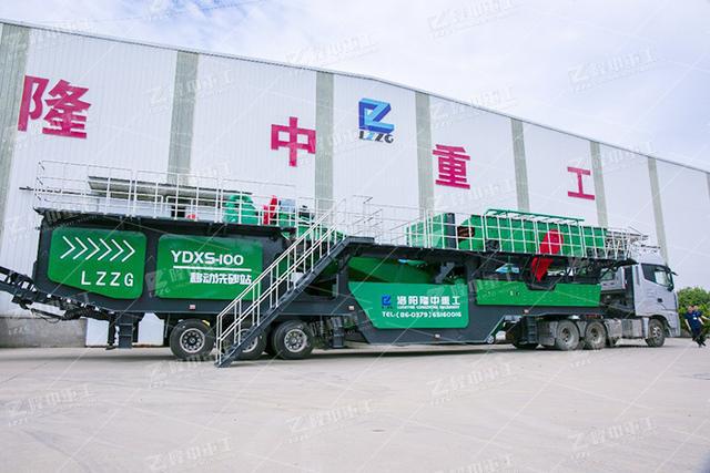 砂石料篩洗設(shè)備，清洗沙子移動洗沙機(jī)一臺就夠了(圖2)