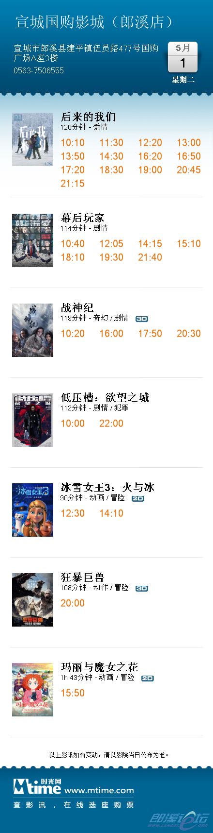【郎溪論壇便民信息】2018.4.30（房屋租售、招聘求職、影訊）(圖7)