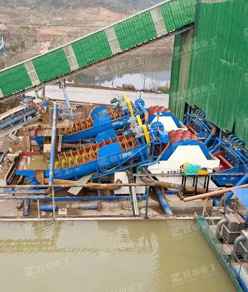 隆中重工EPC承建湖北武穴長江礦業公司二期砂石骨料項目投產！（附生產線視頻）(圖10)