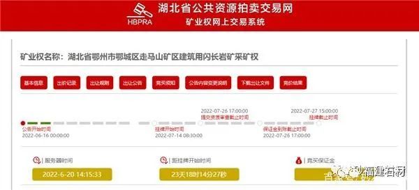 重磅！湖北6大花崗巖礦區掛牌出讓！出讓價共41億，儲量達12億噸！(圖7)