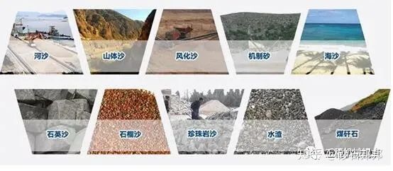 河砂、機制砂、水洗砂、再生骨料、尾礦制砂等都能用于混凝土？有何差別？(圖1)