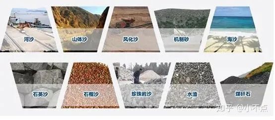 河砂、機(jī)制砂、水洗砂、再生骨料、尾礦制砂有何差別?(圖1) 河砂、機(jī)制砂、水洗砂、再生骨料、尾礦制砂有何差別?(圖1)